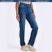 High-Waisted Stretchy Denim Workout Pants For Women – Distressed & Ripped Details, Multi-Pocket, Breathable Yoga & Running Pants_ecoleips.com