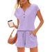 2026 Summer Women's New Simple Loose Casual Short-Sleeve Set For European And American Independent Websites_ecoleips.com