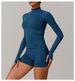 Women's Clothing Seamless Stand Collar Zipper Yoga Suit Women's Jacket Windproof Slim Warm Top Sports Running Jacket_ecoleips.com