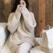 K Solid Color Sweater For Women, New Retro Style, Loose Inner Wear, Pullover Knitted Outerwear Top. No Bag_ecoleips.com