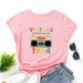 Summer European And American Cross-border Foreign Trade Plus-size T-shirt, Round-neck Casual Loose-fitting Short-sleeve_ecoleips.com