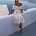 Women's Clothing Sexy Shoulder Dot Dress Long Dress_ecoleips.com