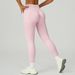 Women's Clothing High-Waisted Slim Fit Yoga Trousers Seamless Sports Running Fitness Pants With Contrasting Trim For Women_ecoleips.com