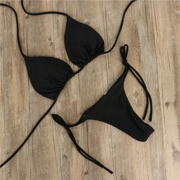 Women's Clothing Sexy Swimsuit Women's Split Strap Adjustable Multi Color Swimsuit Suit_ecoleips.com