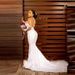 Women's Clothing One shoulder wedding dress new trailing bride fishtail sexy outdoor lawn welcoming outing yarn_ecoleips.com