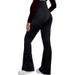 High Waist Maternity Flared Trousers Wide Leg Casual Slim Fit Cross Belly Support Belt European American Style Pregnant Women Pants_ecoleips.com