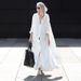 Women's Oversized Cotton Beach Cover Up Dress - Long Sleeve Button Down Shirt Dress, Lightweight Summer Tunic, Swimwear Cover Up_ecoleips.com