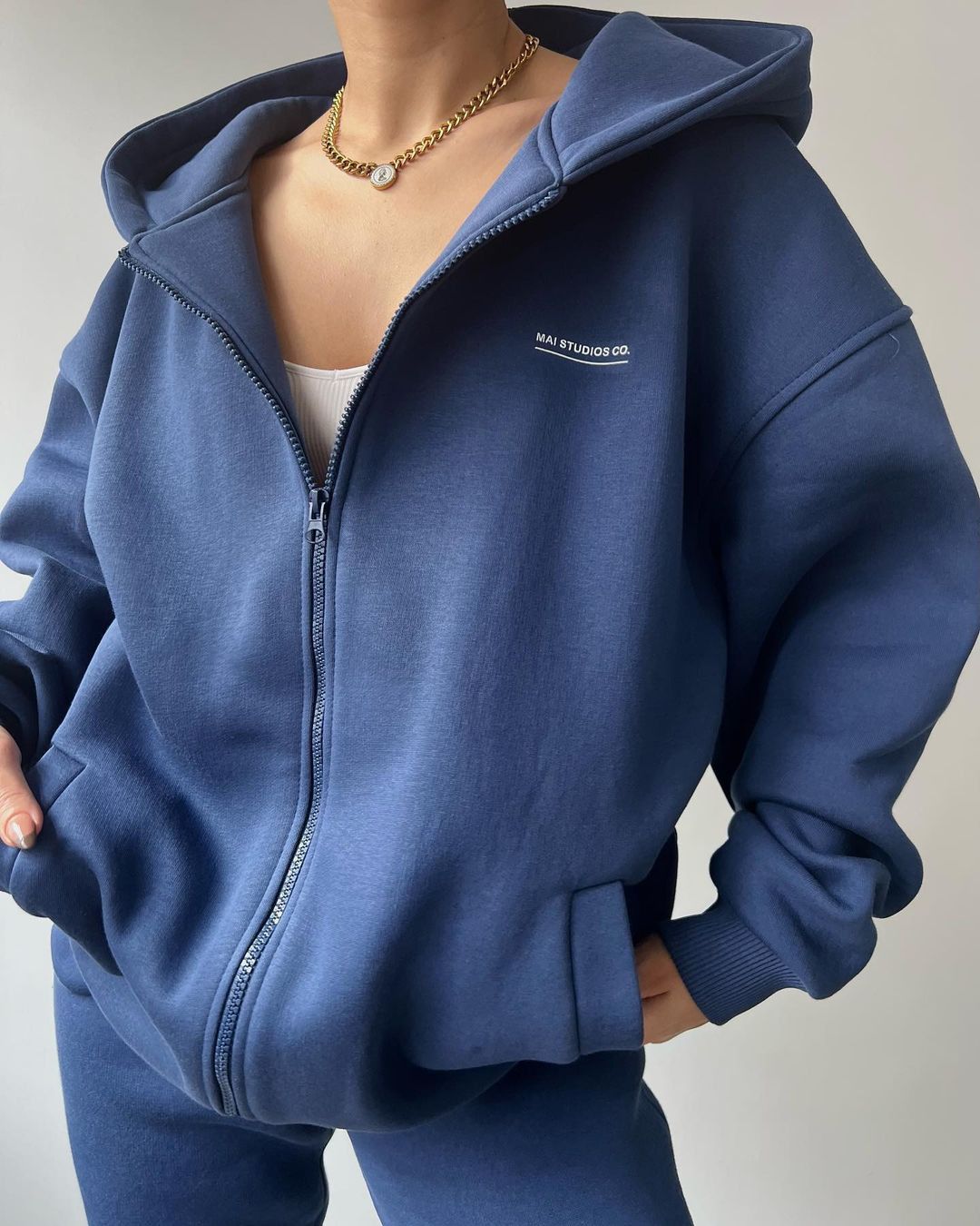 Women's Clothing Long Sleeved Velvet Sweatshirt Trousers Casual Fashion Printed Hooded Suit For Women_ecoleips.com