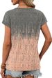 XIEERDUO Womens Summer Tops Short Sleeve Shrits 2026 Trendy V Neck Spring Outfits Beach Vacation Clothes_ecoleips.com