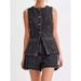 TIMU Women's Denim Pant Set Sleeveless Top And Shorts Trendy Summer Outfit Cross Border Foreign Trade Hot Selling_ecoleips.com