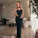 Summer Style Women's Sexy Sleeveless Backless Halter Neck Top With Tie High Waist Slim Fit Skirt Set_ecoleips.com