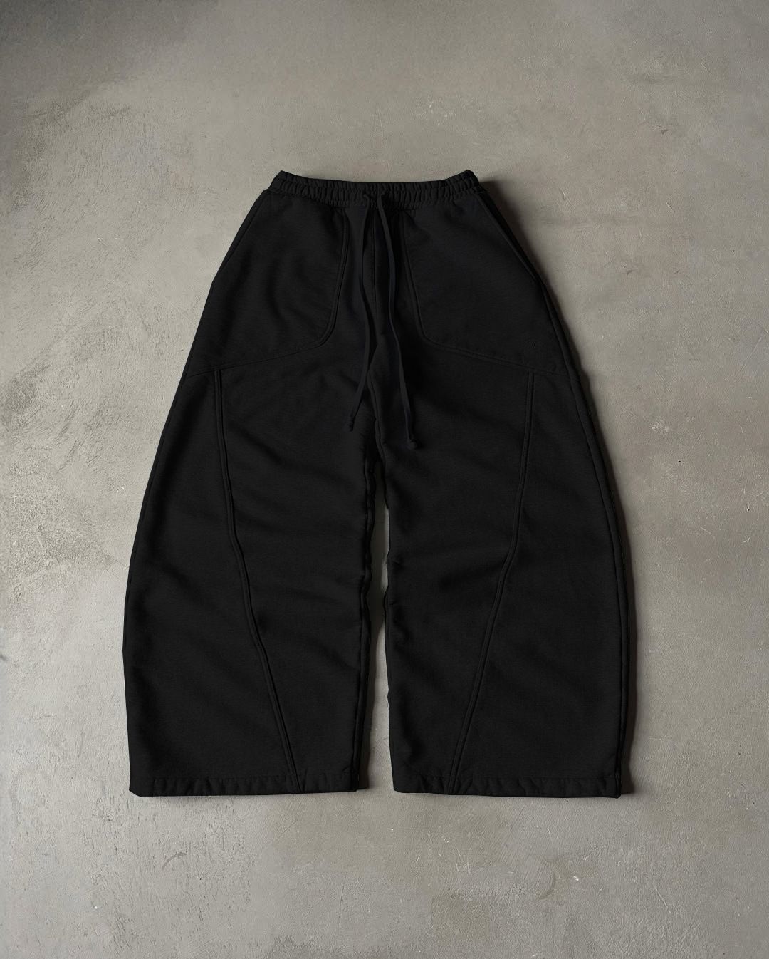 Women's Clothing Sweatpants Embroidery Unisex High Street Wide Leg Trousers Hip Hop Loose Casual Trousers_ecoleips.com