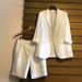 Women's Clothing Ready Stock Mid Length Suit Straight Pants Two Piece Suit For Women Spring And Summer New Style Suit_ecoleips.com