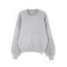 Women's Clothing Classic Slim Fit Long Sleeve Round Neck Knit Sweater For Women & Men - Soft Breathable Polyester Pullover In 8 Colors (Gray, Beige)_ecoleips.com