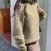 Reversible Style Cat Ning Sweater For Women Loose Fit Long Sleeve Pullover Knit Top Versatile Autumn/Winter Inner Layer_ecoleips.com