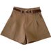 High Waist White Shorts For Women Spring Summer 2025 New Style Suit Wide Leg Pants Loose Versatile Fashion Casual_ecoleips.com
