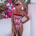 Ethnic Style Printed One-Piece Swimsuit For Women - European & American Swimwear_ecoleips.com