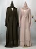 Ramadan Chiffon Open Abaya Dubai Turkey Kaftan Muslim For Women Kimono Modest Robe Femme Caftan Marocain Islam Clothing Dress_ecoleips.com