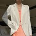 Casual Korean-style Acetate Fiber Jacket, Small Blazer, Cross-border Women's Clothing, Spring And Autumn Niche Design,_ecoleips.com