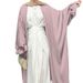 2025 Muslim Loriya Turkey Dubai Solid Color Satin Set LR726_ecoleips.com