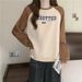 New Real-shot Design: Women's American Retro Sweatshirt With A Unique, Loose-fitting, Long-sleeved,_ecoleips.com