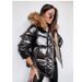 Women's Winter Hooded PU Coated Cotton Jacket - Slim Fit Short Coat, Windproof & Warm, Fashion Bright Colors_ecoleips.com