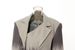 K British Style Geometric Print Personalized Cutting Slim Fit Woolen Coat For Women_ecoleips.com