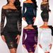 Lace Bodycon Dress – Off-Shoulder Elegance With Sheer Panels For Evening Glamour_ecoleips.com