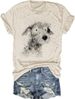 Beopjesk Womens Summer Giraffe Printed T-Shirt Funny Cute Animal Graphic Tees Tops_ecoleips.com