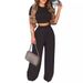 European And American Women's Clothing Independent Site Elegant Style Short-sleeve Two-piece Printed_ecoleips.com