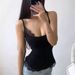 Women's Clothing Summer Hot Girl Sexy Slim Lace Edge Round Neck Camisole Female Pure Desire Tight Sleeveless Top Vest_ecoleips.com