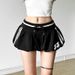 2025s INS2025 Summer New Women's Solid Color Slim Fit Street Fashion Low Waist Casual Shorts_ecoleips.com