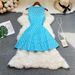 YuooMuoo Brand Fashion A-line Short Women Dress Elegant Y2K Geometric Knitted Summer Dress Female Harajuku Black Party Vestidos_ecoleips.com