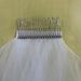 Bridal Veil With Metal Comb – Double-Layer Short Wedding Veil For Boho & Classic Brides (60-80cm, 2 Colors)_ecoleips.com