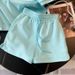 Women's Summer 2026 New Sweet Stand Collar Half-Zip Fashionable Casual Shorts Two-Piece Sports Set_ecoleips.com