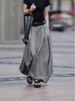 Women's Clothing Half Length Skirt Big Swing Skirt A Line Skirt High Waist Slimming Plus Size Women's Dance Long Skirt Large Stock_ecoleips.com