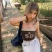 Y2k Cropped Cami Top With Digital Print, Streetwear Sexy Bustier For Women, Stretchy Polyester Sleeveless Tube Top_ecoleips.com