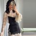 New Arrival Sexy Spicy Girl Lace Patchwork Long Sleeve Short Mini Dress Inner Wear Available_ecoleips.com