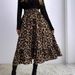 Women's Clothing Sexy Leopard Print High-Waisted Midi Skirt Loose Fitting Maxi Skirt Style Large For Formal & Casual For Women_ecoleips.com