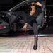 Women's Clothing Sexy V-Neck Jumpsuit Slim Fit Long Sleeve Bodysuit With U Neckline, Black Stretch Knit Fabric, Elegant Office Wear & Night Out Outfit_ecoleips.com