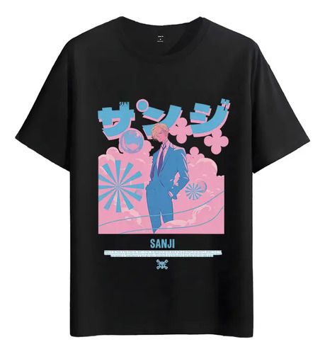 Women's T-Shirts T-shirt Muscle Freaks Sanji Anime Style One Piece_ecoleips.com