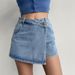 Women's Clothing High Waist A Line Denim Shorts Summer New Style Light Color Two Piece Design Temperament Slim Hot Girl Skirt Pants_ecoleips.com