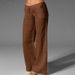 Women's Cotton Linen Wide-Leg Palazzo Pants - Boho Chic Elastic Waist Flared Pants With Pockets For Spring Summer Casual_ecoleips.com