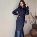 Women's Clothing Breathable Casual Elegant Professional Commuting Style Two Piece Long Skirt_ecoleips.com