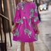 European And American Cross-border AliExpr 2026 Summer New Elegant Women's Leopard Print Button Bell-sleeve_ecoleips.com