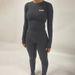TK107 Cross-border Women's New Slim-fit Long-sleeve Top And Sports Yoga Skinny Pants Set Wholesale For Women_ecoleips.com