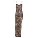 2024 Summer New Fashion Printed Slim Backless Chain Strap Midi Dress For Women Wholesale_ecoleips.com