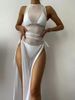 Women's Clothing New Solid Color Sexy Split Swimsuit_ecoleips.com