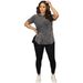 77589 Independent Station New Cross-Border Fashion European And American Women's Clothing Printed Casual Sports_ecoleips.com