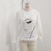Round-Neck Printed Long-Sleeved Top_ecoleips.com
